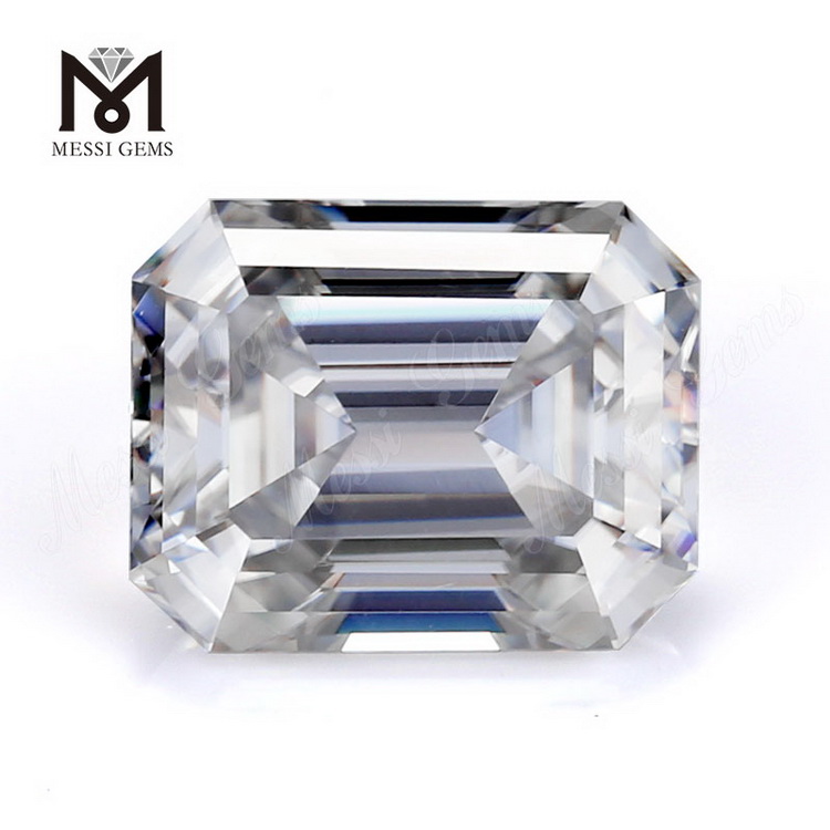 工場価格モアッサナイトダイヤモンド卸売8x6mmDEFホワイトエメラルドカットモアッサナイト