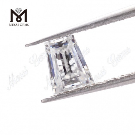 ホワイトモアッサナイトダイヤモンドストーンタップ形状のルースジェムストーンDEFファクトリー卸売価格