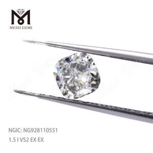 1.5ct ルース I VS2 ダイヤモンド 合成 HPHT 合成ダイヤモンド