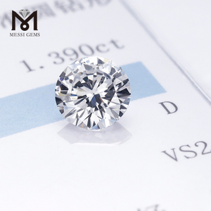 工場出荷時の価格 ラウンド ブリリアント カット 1.39ct D VS2 3EX HPHT 合成ダイヤモンド