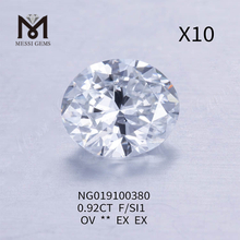 0.92ctFOVALルースジェムストーン合成ダイヤモンドSI1